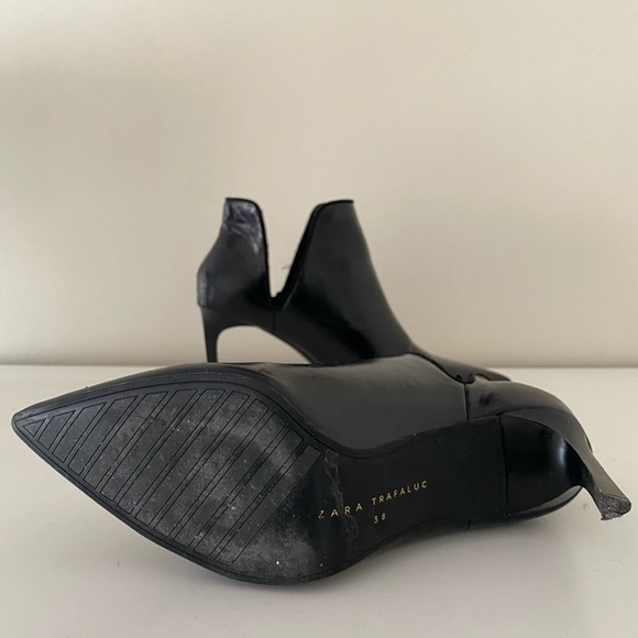Zara TRF Heeled Ankle Booties - Picture 5 of 5